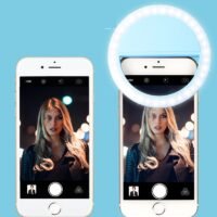 LED Selfie Ring Light USB Charge Fill Light Mobile Phone Lens Luminous Lamps Clip Ring for 2