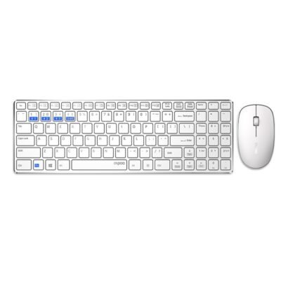 Rapoo 9300M Multi Mode Wireless Keyboard Mouse Combo Easy Switch Bluetooth 2 4G Connects to 3 1