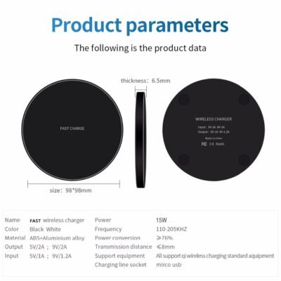 20W qi Wireless Charger for iPhone 11 12 X XR XS Max 8 fast wirless Charging 5