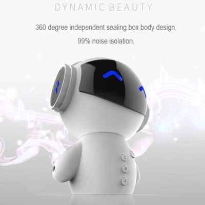 Cute Intelligent Robot Bluetooth Speaker M10 Mini Smart Robot Super Bass Portable Bluetooth Speakers For Power 3