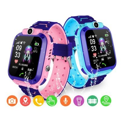 Q12 Children s Smart Watch SOS Phone Watch Smartwatch For Kids With Sim Card Photo Waterproof 1 1