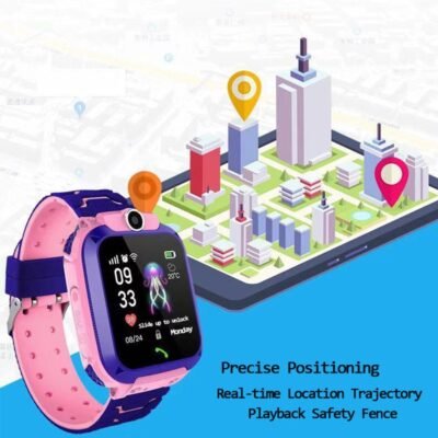 Q12 Children s Smart Watch SOS Phone Watch Smartwatch For Kids With Sim Card Photo Waterproof 4