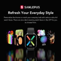 SANLEPUS 2021 NEW Smart Watch Bluetooth Call Watches Men Women Waterproof Smartwatch MP3 Player For Android 4