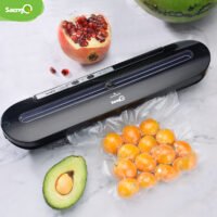 saengQ Best Food Vacuum Sealer 220V 110V Automatic Commercial Household Food Vacuum Sealer Packaging Machine Include