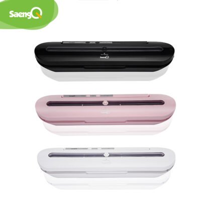 saengQ Best Food Vacuum Sealer 220V 110V Automatic Commercial Household Food Vacuum Sealer Packaging Machine Include 5