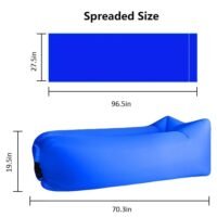 Camping inflatable Sofa lazy bag 3 Season ultralight down sleeping bag air bed Inflatable sofa lounger 3