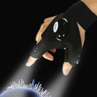 Fingerless Glove LED Flashlight Torch Outdoor Tool Fishing Camping Hiking Survival Rescue Multi Light Tool Left 1