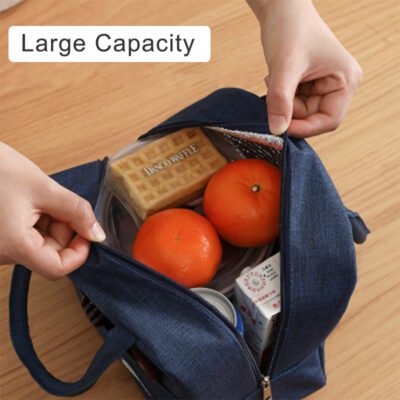 Portable Cooler Bag Ice Pack Lunch Box Insulation Package Insulated Thermal Food Picnic Bags Pouch For 3