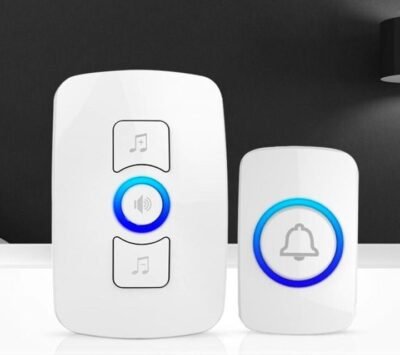 Wireless-Doorbell-Home-Smart-Music-Plug-in-Doorbell-Elderly-Pager-With-Battery-F51-Single-Button-Security